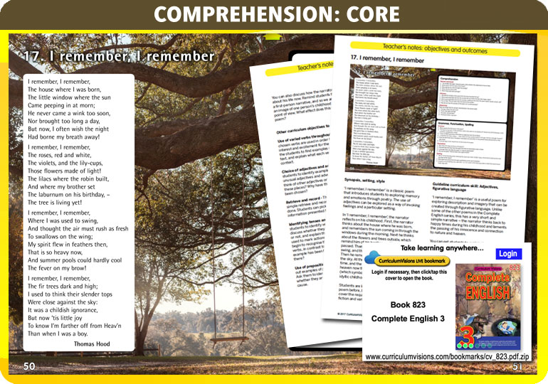 Curriculum Visions teacher year 3 ks2 literacy english resource