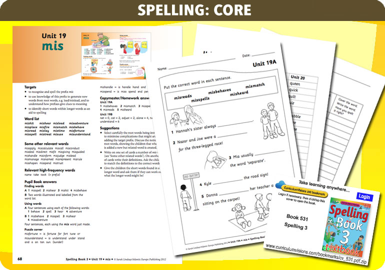 Curriculum Visions teacher year 3 ks2 literacy english resource