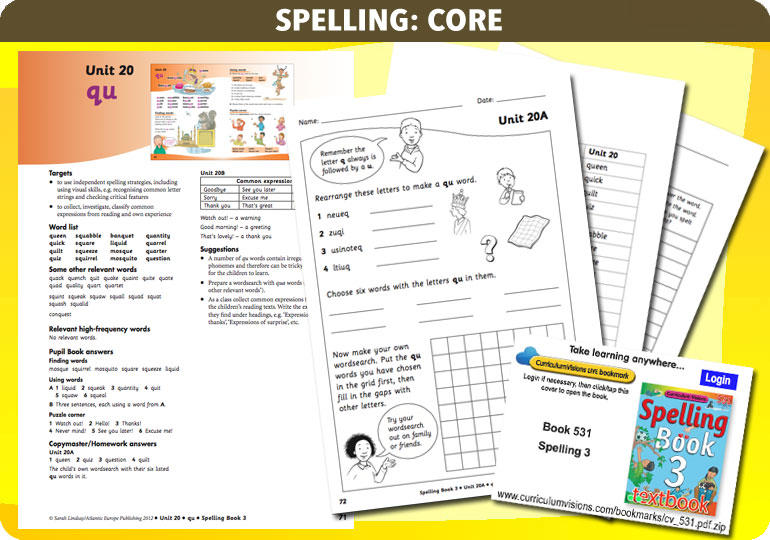 Curriculum Visions teacher year 3 ks2 literacy english resource