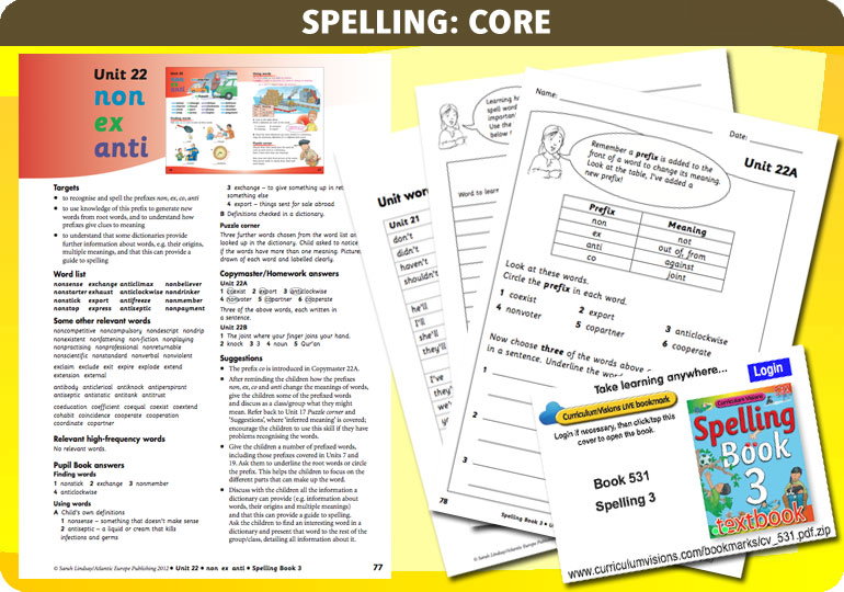 Curriculum Visions teacher year 3 ks2 literacy english resource