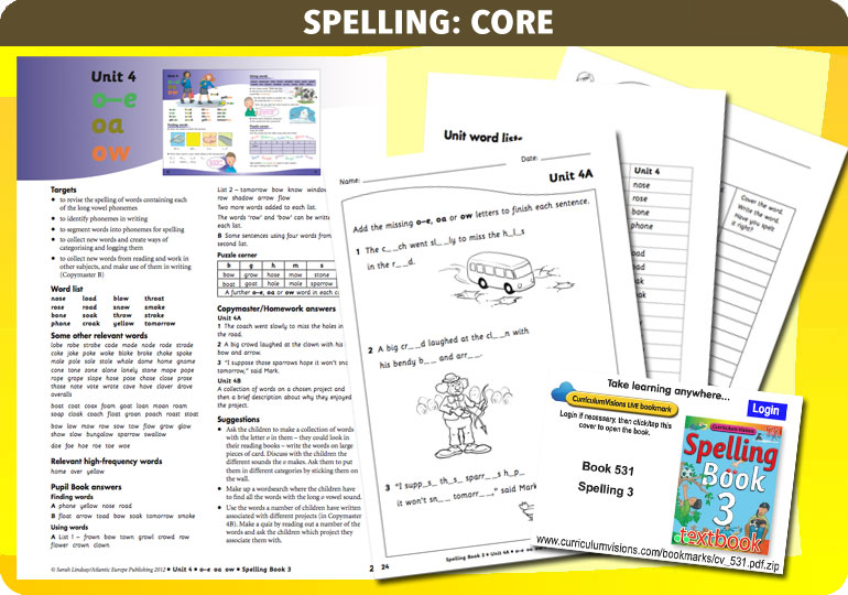 Curriculum Visions teacher year 3 ks2 literacy english resource