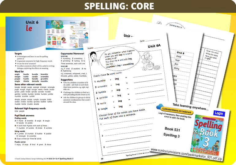 Curriculum Visions teacher year 3 ks2 literacy english resource