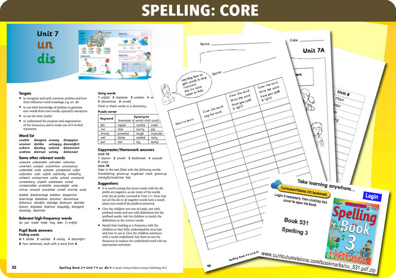 Curriculum Visions teacher year 3 ks2 literacy english resource