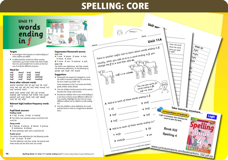 Curriculum Visions teacher year 4 ks2 literacy english resource