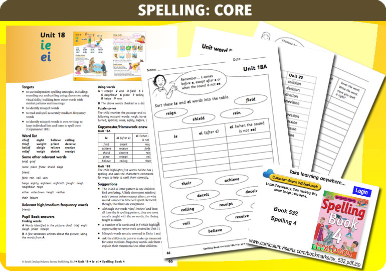 Curriculum Visions teacher year 4 ks2 literacy english resource