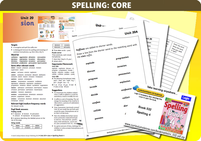 Curriculum Visions teacher year 4 ks2 literacy english resource