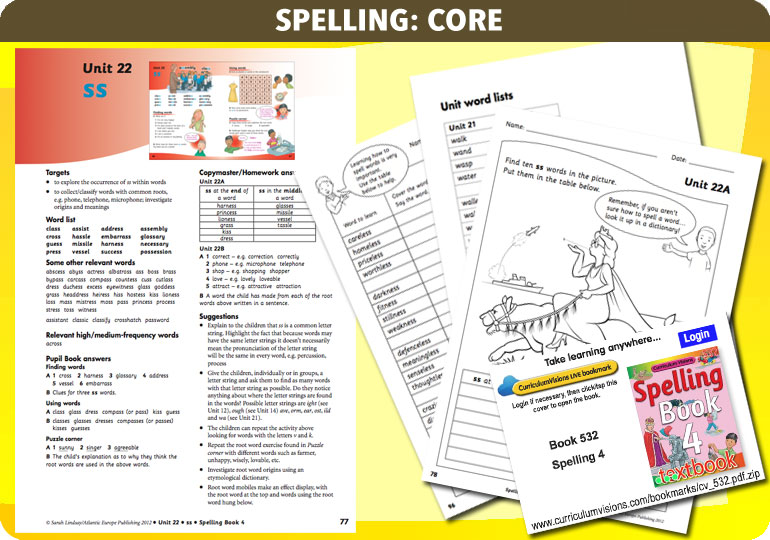 Curriculum Visions teacher year 4 ks2 literacy english resource