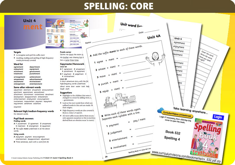 Curriculum Visions teacher year 4 ks2 literacy english resource