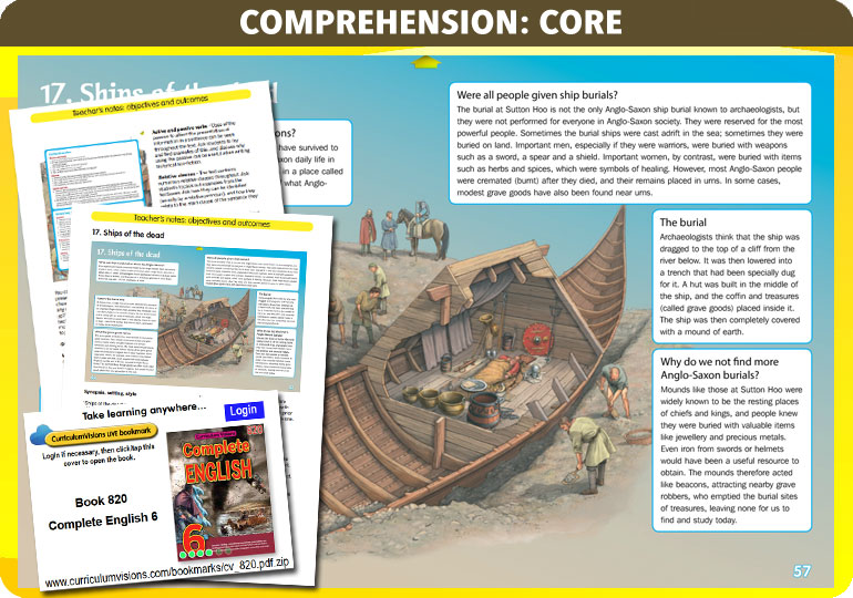 Curriculum Visions teacher year 6 ks2 literacy english resource