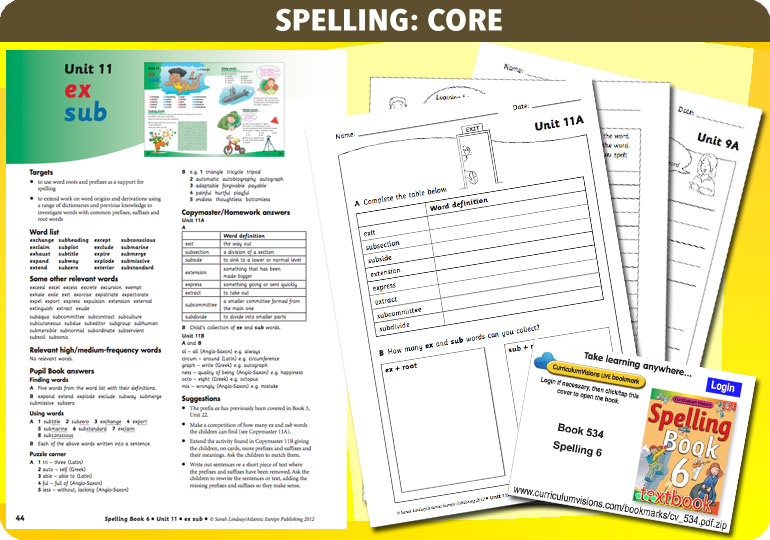 Curriculum Visions teacher year 6 ks2 literacy english resource