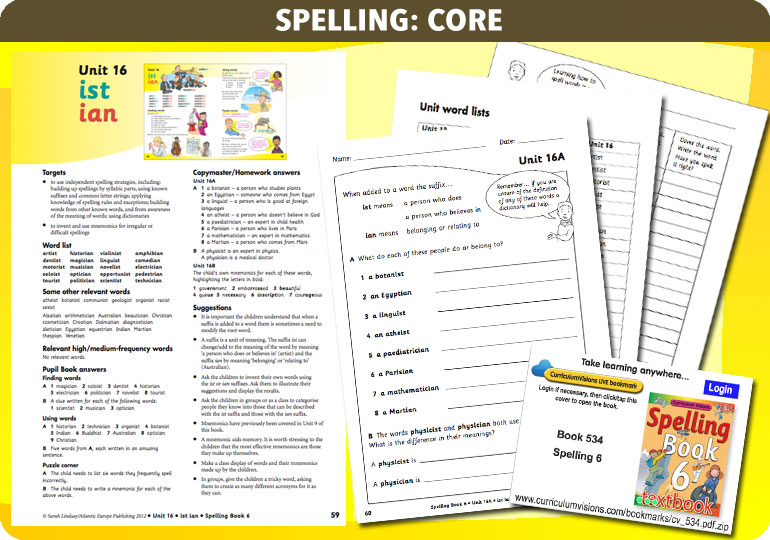 Curriculum Visions teacher year 6 ks2 literacy english resource