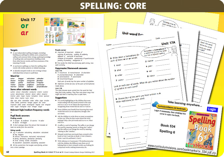 Curriculum Visions teacher year 6 ks2 literacy english resource