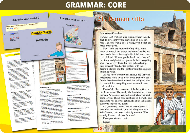 Curriculum Visions teacher year 3 ks2 literacy english resource