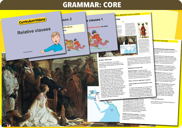 Curriculum Visions teacher year 5 ks2 literacy english resource