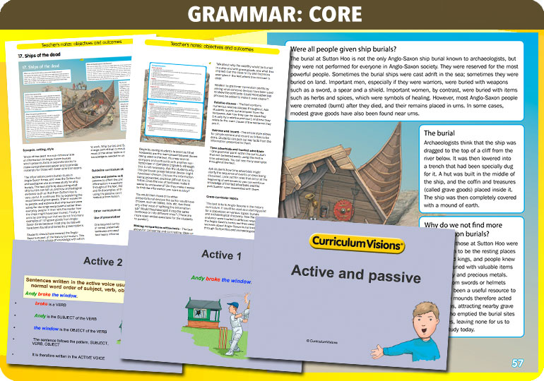 Curriculum Visions teacher year 6 ks2 literacy english resource