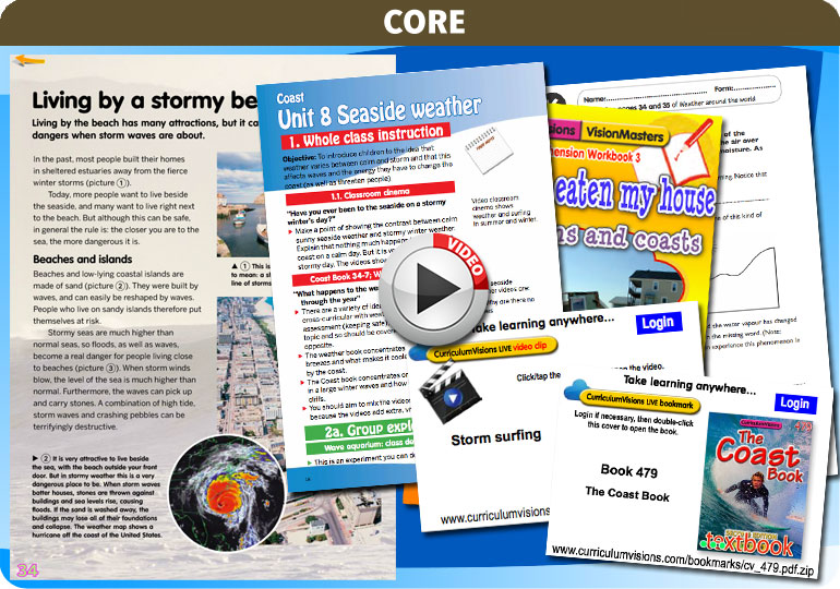 Curriculum Visions teacher coast, oceans and seaside geography resource