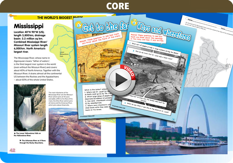 Curriculum Visions teacher rivers geography resource