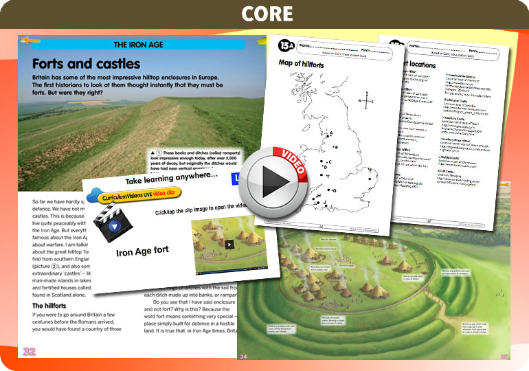 Curriculum Visions teacher ancient celts bronze age iron age history resource