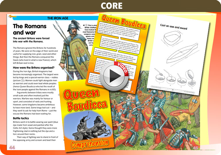 Curriculum Visions teacher ancient celts bronze age iron age history resource