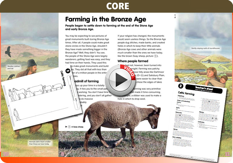 Curriculum Visions teacher ancient celts bronze age iron age history resource