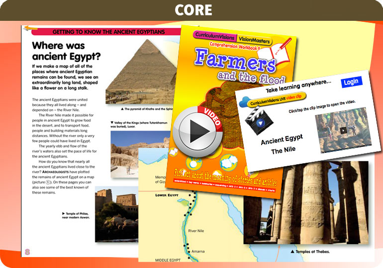 Curriculum Visions teacher ancient egyptians history resource