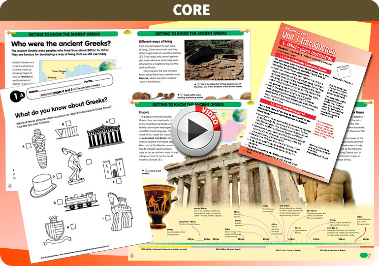 Curriculum Visions teacher ancient greeks history resource