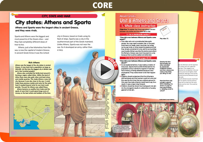 Curriculum Visions teacher ancient greeks history resource