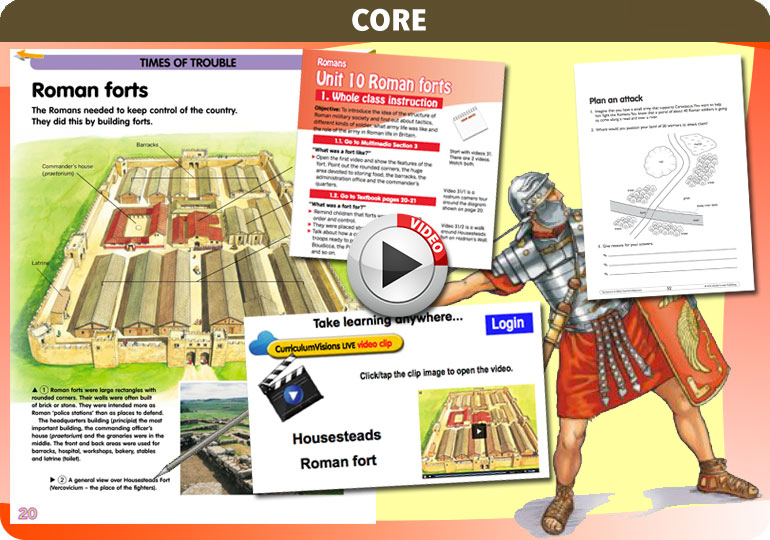 Curriculum Visions teacher ancient romans in britain ancient rome history resource