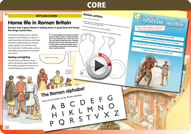 Curriculum Visions teacher ancient romans in britain ancient rome history resource