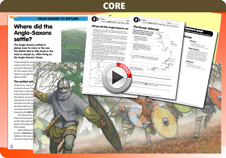 Curriculum Visions teacher anglo saxons raiders and settlers history resource