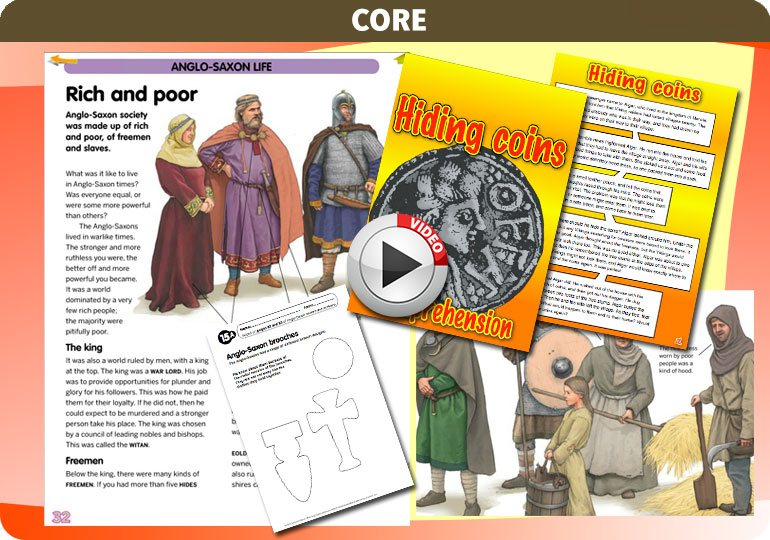 Curriculum Visions teacher anglo saxons raiders and settlers history resource