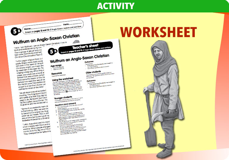 Curriculum Visions teacher anglo saxons raiders and settlers history resource