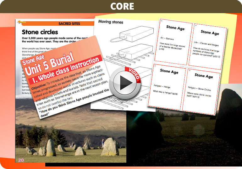 Curriculum Visions teacher the stone age history resource