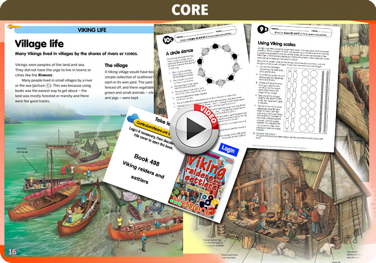 Curriculum Visions teacher the vikings viking raiders and settlers history resource