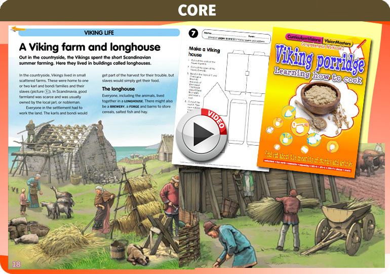 Curriculum Visions teacher the vikings viking raiders and settlers history resource