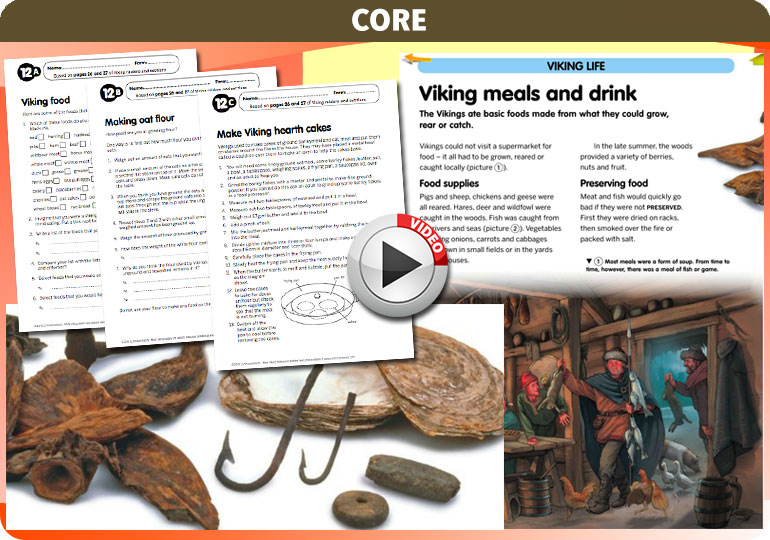 Curriculum Visions teacher the vikings viking raiders and settlers history resource