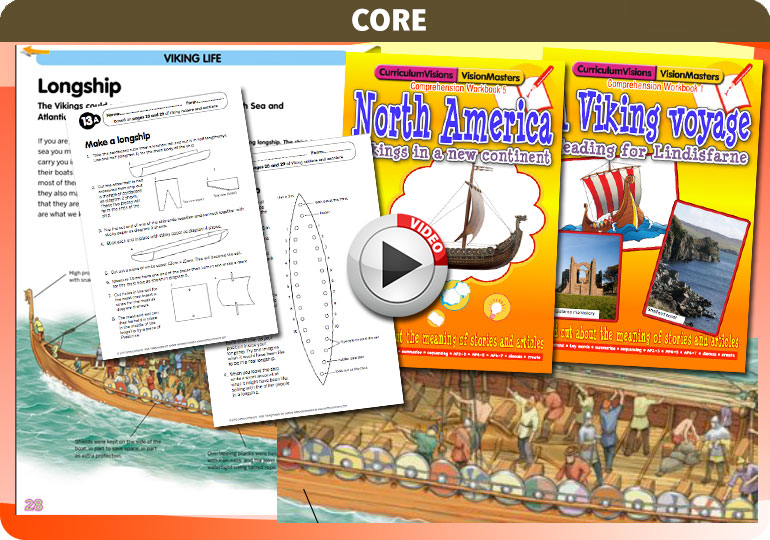 Curriculum Visions teacher the vikings viking raiders and settlers history resource