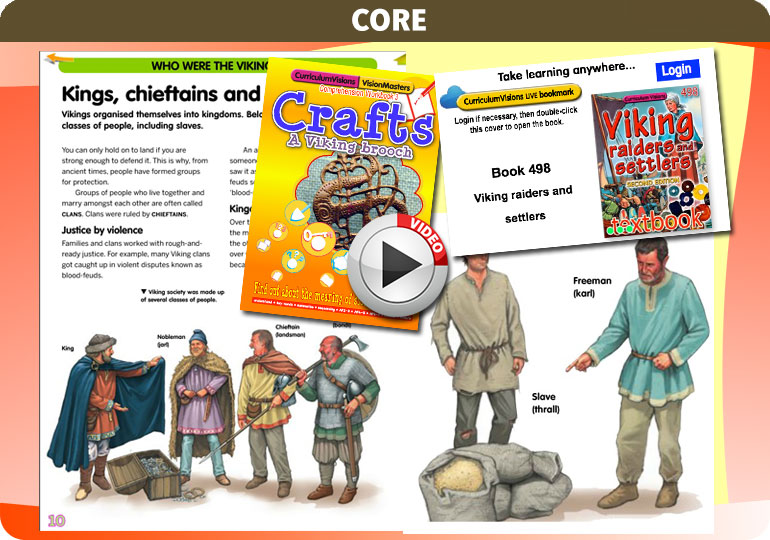 Curriculum Visions teacher the vikings viking raiders and settlers history resource