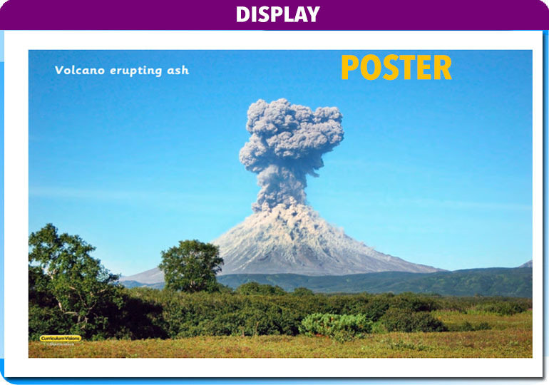 Curriculum Visions teacher mountain, volcanoes and earthquakes geography resource