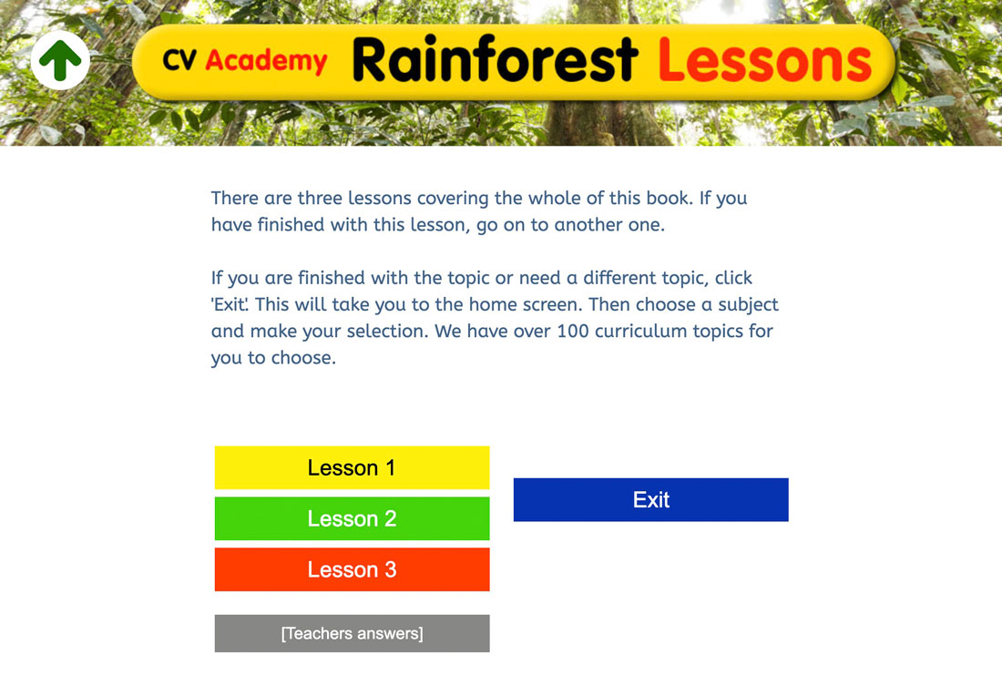 Lesson listing and worksheets