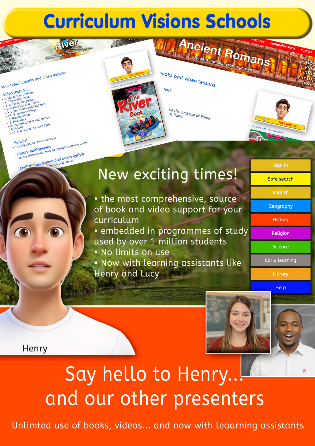 Curriculum Visions help flyer