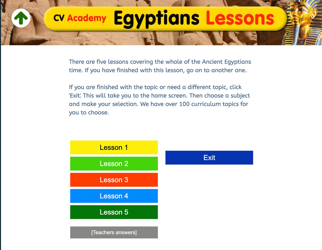 Lesson listing