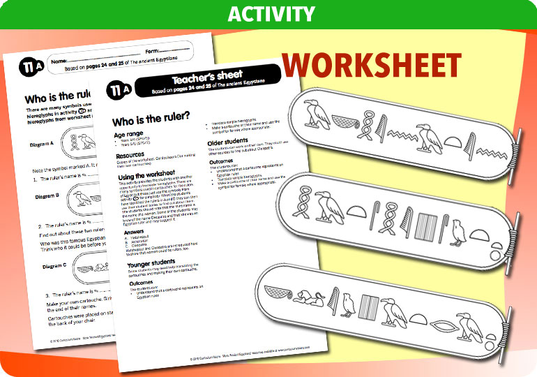 Curriculum Visions teacher ancient egyptians history resource