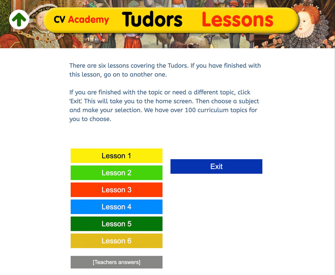 Tudors lesson listing