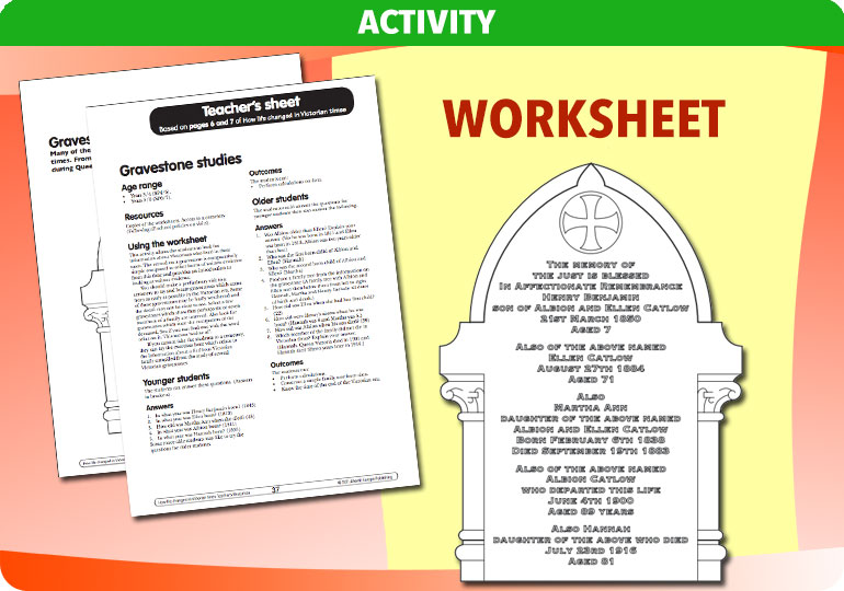 Curriculum Visions teacher victorians victorian times railways history resource