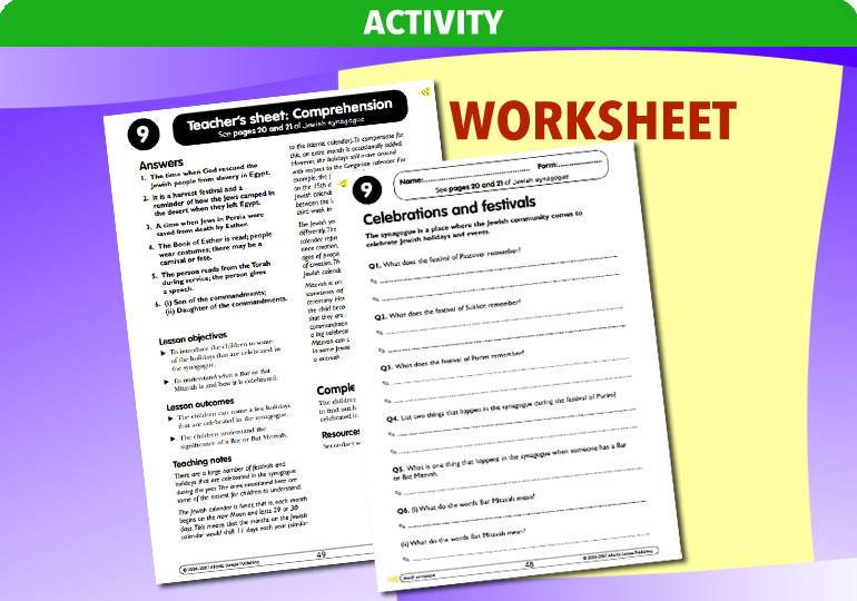 Curriculum Visions teacher hinduism hindu religion religious comprehension activity resource