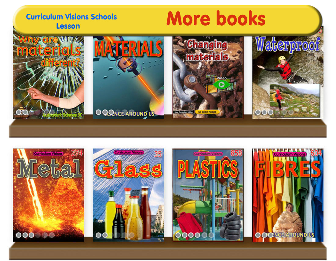 Curated library shelves