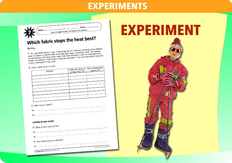 Curriculum Visions teacher properties of materials resource
