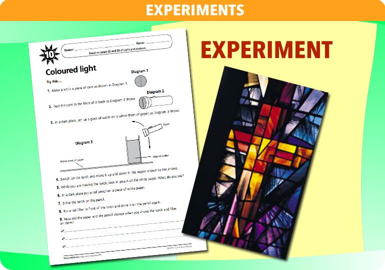 Curriculum Visions teacher light and shadows resource