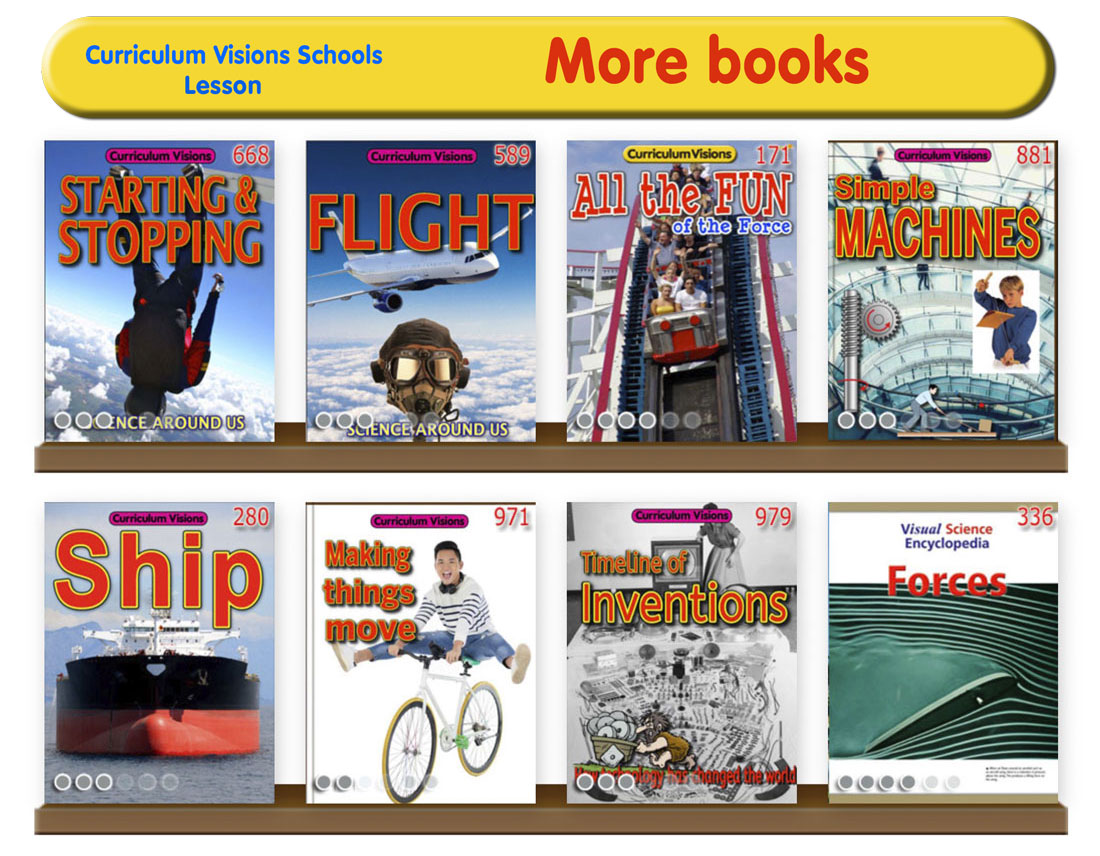 Curated library shelves